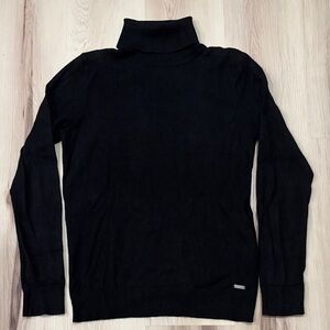 Calvin Klein Black Turtleneck Sweater Size M